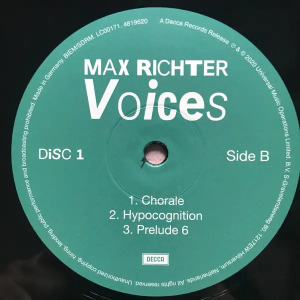 Max Richter – Voices (2LP, Album) - фото №3