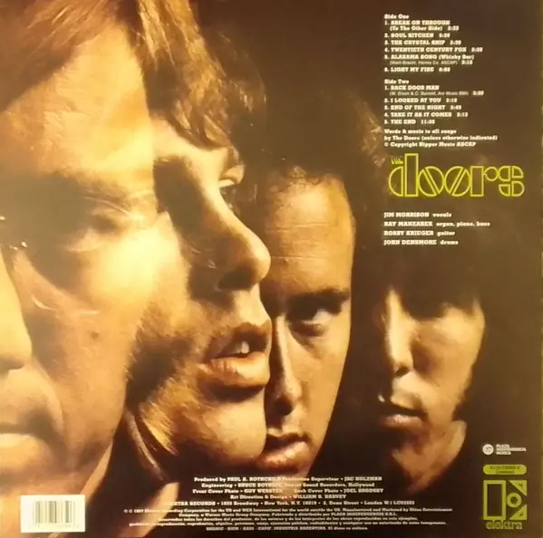 The Doors – The Doors (LP, Album, Reissue, Stereo, 180 Gram) - фото №2