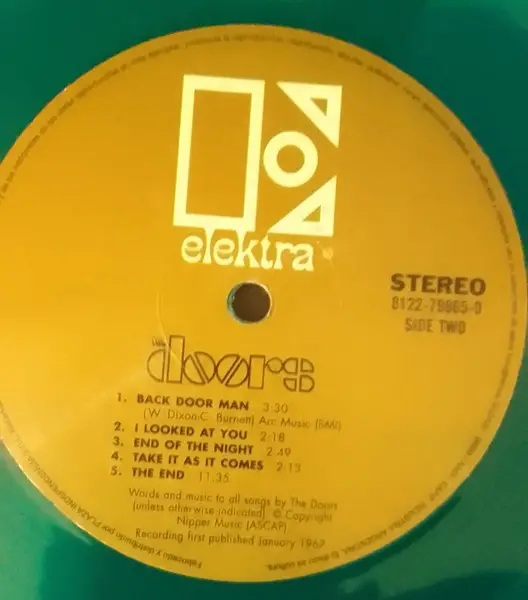 The Doors – The Doors (LP, Album, Reissue, Stereo, 180 Gram) - фото №6