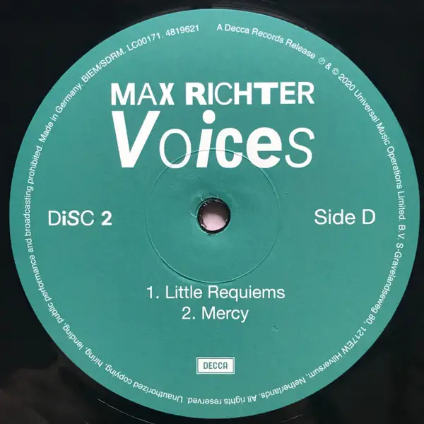 Max Richter – Voices (2LP, Album) - фото №5