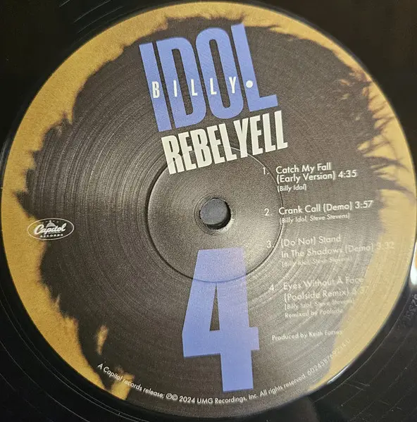 Billy Idol – Rebel Yell (2LP, Album, Deluxe Edition) - фото №8