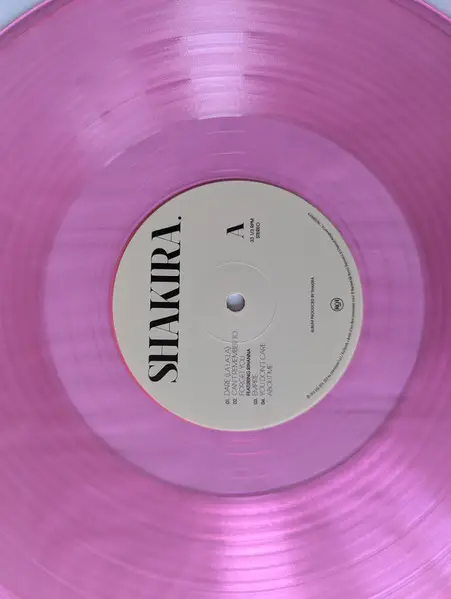 Shakira – Shakira. (2LP, Album, Special Edition, Pink Translucent Vinyl) - фото №4