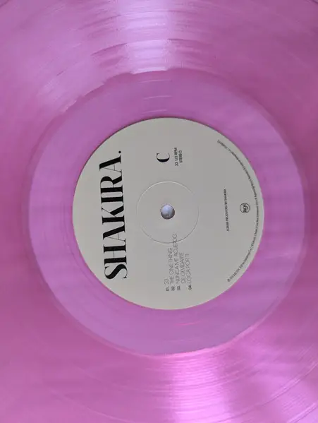 Shakira – Shakira. (2LP, Album, Special Edition, Pink Translucent Vinyl) - фото №6