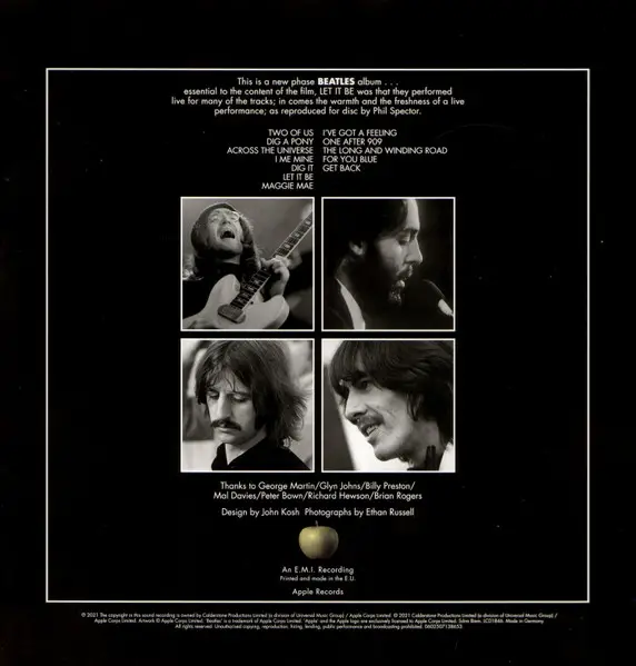 The Beatles – Let It Be (Reissue, Stereo, Remix) - фото №2