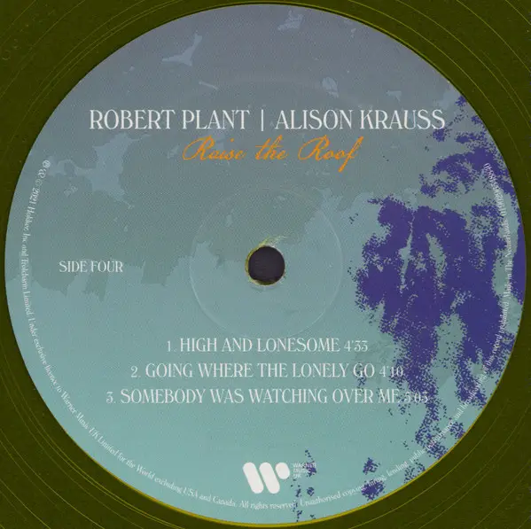 Robert Plant | Alison Krauss – Raise The Roof (Limited Edition, Yellow Translucent Vinyl) - фото №7