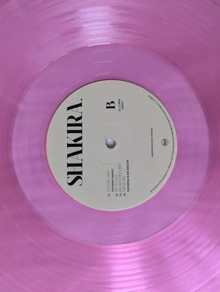 Shakira – Shakira. (2LP, Album, Special Edition, Pink Translucent Vinyl) - фото №5