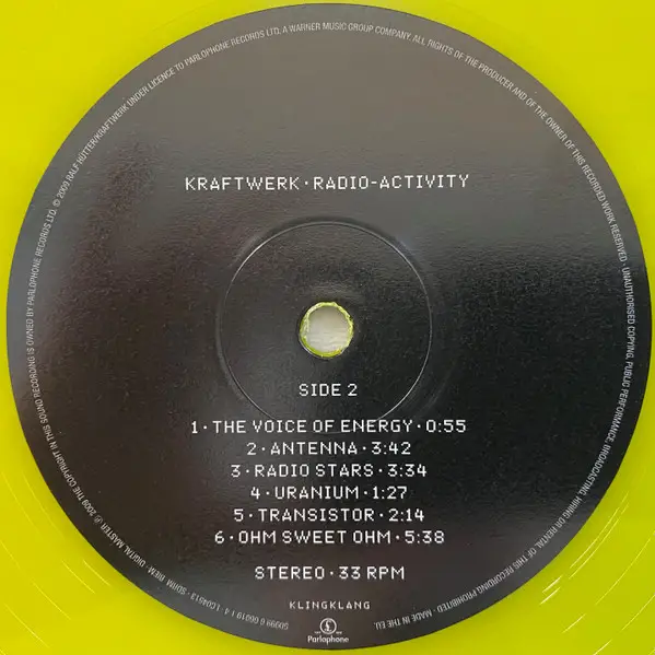 Kraftwerk - Radio-Activity (ltd. vinyl english) - фото №4