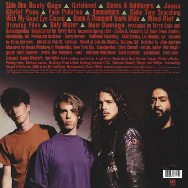 Soundgarden – Badmotorfinger (Reissue) - фото №2