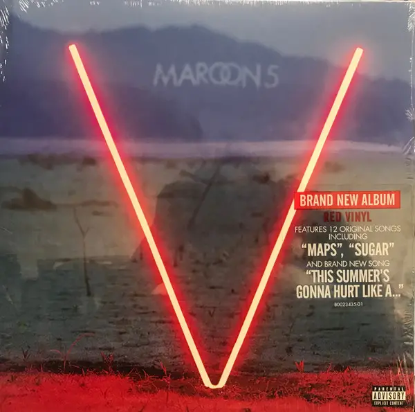 Maroon 5 – V (LP, Album, Reissue, Gatefold) - фото №1