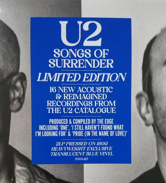 U2 – Songs Of Surrender (2LP, Limited Edition, 180 grams, Blue Translucent Vinyl) - фото №11