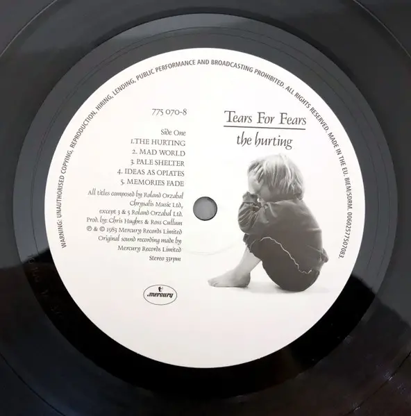 Tears For Fears – The Hurting (LP, Album, Reissue, Repress, 180 Gram) - фото №3