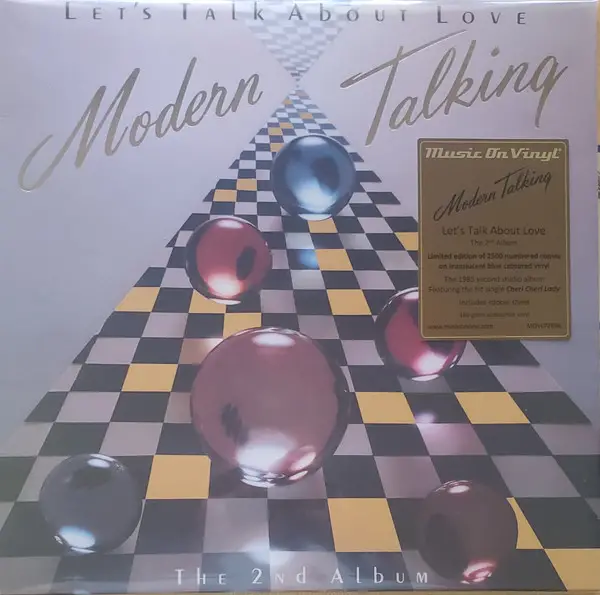 Modern Talking – Let's Talk About Love – The 2nd Album (Limited, Numbered Edition, Reissue, Stereo, 180 grams, Translucent Blue Vinyl)