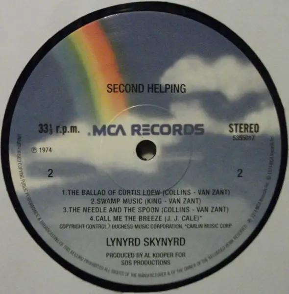 Lynyrd Skynyrd – Second Helping (LP, Album, 180g) - фото №3