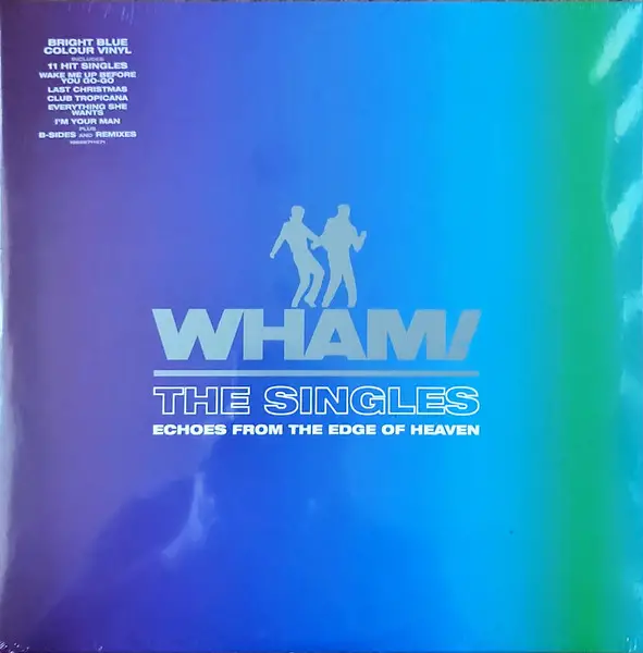 Wham! – The Singles (Echoes From The Edge Of Heaven) (2LP, Compilation, Misprint, Stereo, Blue Vinyl) - фото №11