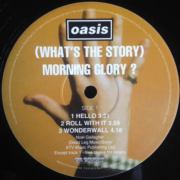 Oasis – (What's The Story) Morning Glory? (2LP, Album, Reissue, Remastered) - фото №2