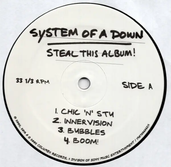 System Of A Down – Steal This Album! - фото №3