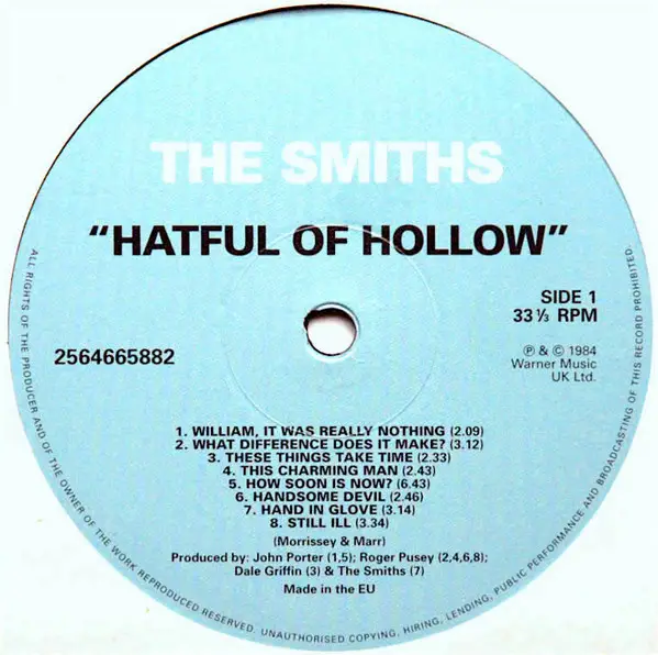 The Smiths – Hatful Of Hollow - фото №3