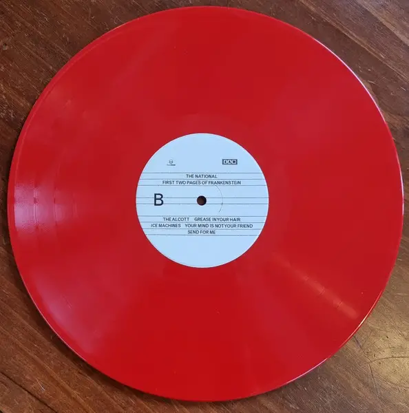 The National – First Two Pages Of Frankenstein (Limited Edition, Optimal Pressing, Red Vinyl) - фото №6