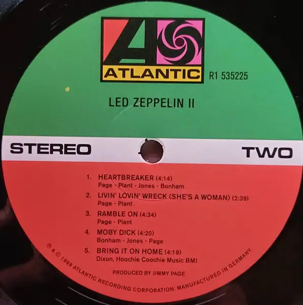 Led Zeppelin - Led Zeppelin II (LP, Album, Reissue, Remastered, Stereo, 180 Gram) - фото №3