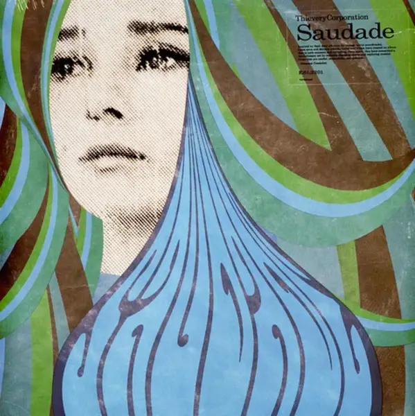 Thievery Corporation – Saudade (LP, Album, Reissue, 10th Anniversary Translucent Green Coloured Vinyl)