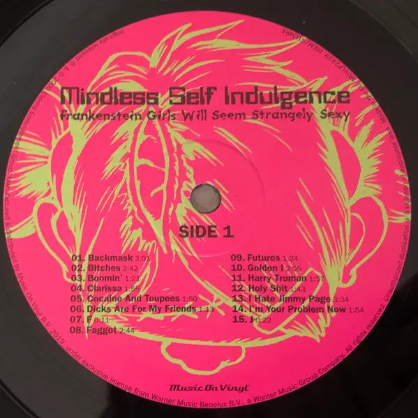 Mindless Self Indulgence – Frankenstein Girls Will Seem Strangely Sexy (LP, Album, Reissue, 180 gram) - фото №3