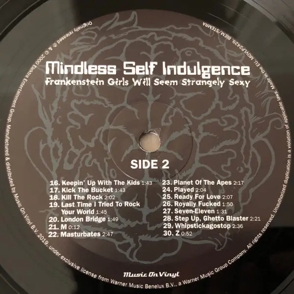 Mindless Self Indulgence – Frankenstein Girls Will Seem Strangely Sexy (LP, Album, Reissue, 180 gram) - фото №4