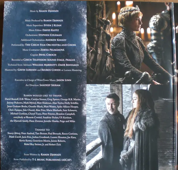 Ramin Djawadi – Game Of Thrones Season 7 (2LP, Orange And Black Marble, Blue And White Marble Vinyl) - фото №2