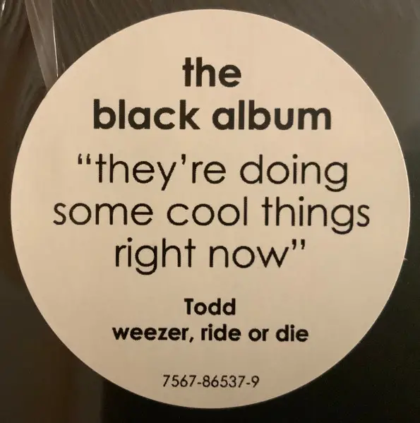 Weezer - Weezer (Black Album) LTD - фото №7