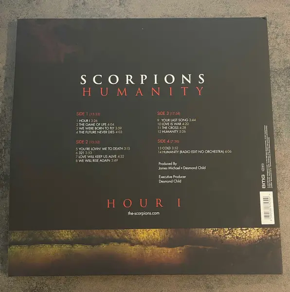 Scorpions – Humanity - Hour I (2LP, Album, Reissue, Remastered, Special Edition, Gold Vinyl) - фото №3