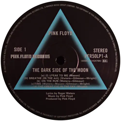 Pink Floyd – The Dark Side Of The Moon (LP, Album, Reissue, Remastered, Stereo, 50th Anniversary, 180 Gram) - фото №3