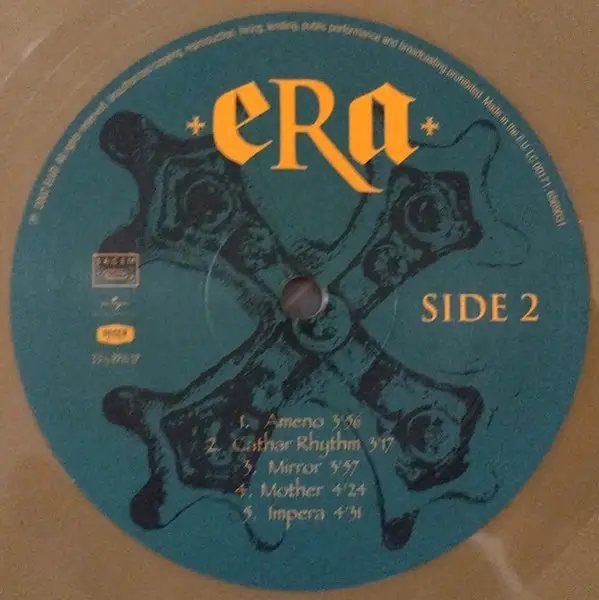 Era – Era (LP, Album, Limited Edition, Gold Vinyl) - фото №4