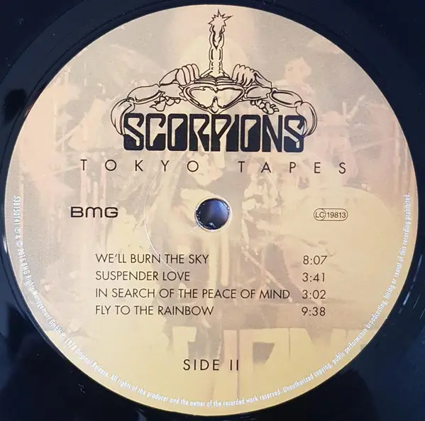 Scorpions – Tokyo Tapes (2LP + 2CD, Remastered, 180 Gram) - фото №5