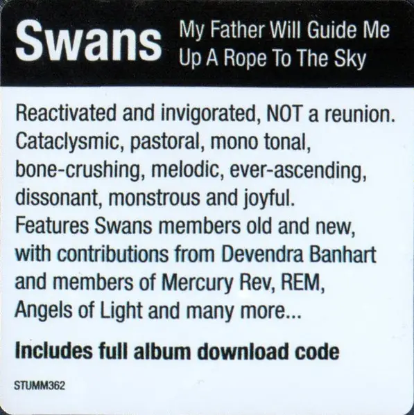 Swans – My Father Will Guide Me Up A Rope To The Sky (LP, Album, Reissue) - фото №7