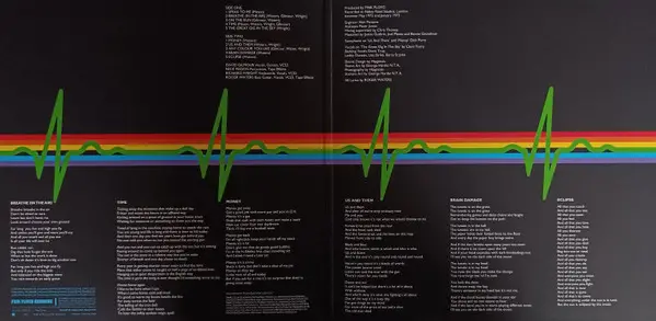 Pink Floyd – The Dark Side Of The Moon (LP, Album, Reissue, Remastered, Stereo, 50th Anniversary, 180 Gram) - фото №5