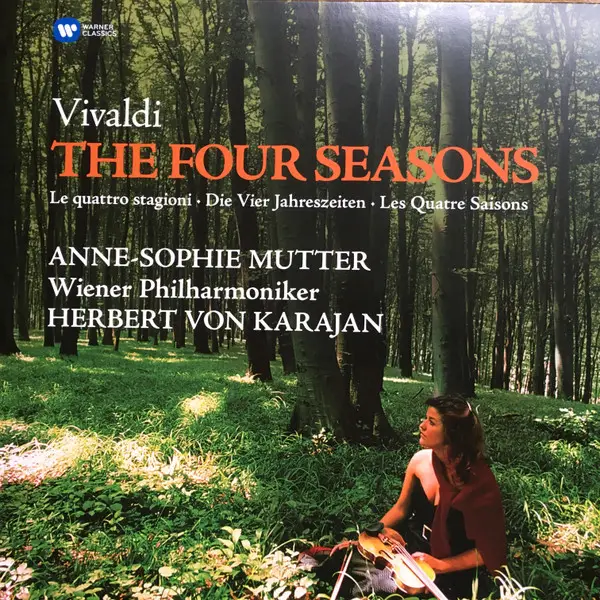 Vivaldi – Anne-Sophie Mutter, Wiener Philharmoniker, Herbert von Karajan – The Four Seasons / Le Quattro Stagioni / Die Vier Jahreszeiten / Les Quatre Saisons - фото №1