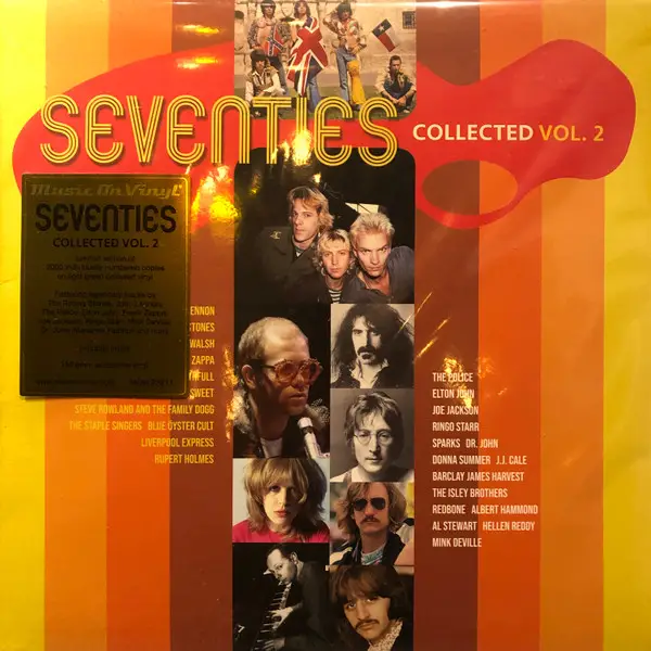 Seventies Collected Vol. 2 (2LP, Compilation, Limited Edition, Numbered, Light Green Vinyl) - фото №1