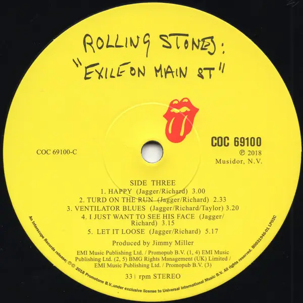 The Rolling Stones – Exile On Main St. (2LP, Album, Reissue, Remastered, Stereo, 180 Gram) - фото №5