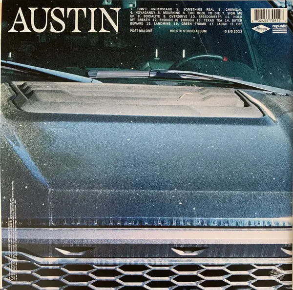 Post Malone – Austin (2LP, Album, Stereo, Green [Forest] Vinyl) - фото №2