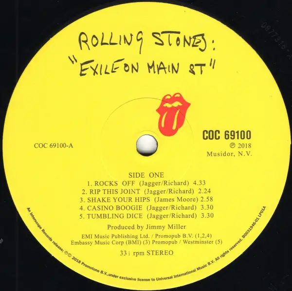 The Rolling Stones – Exile On Main St. (2LP, Album, Reissue, Remastered, Stereo, 180 Gram) - фото №3