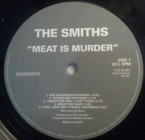 The Smiths – Meat Is Murder - фото №2