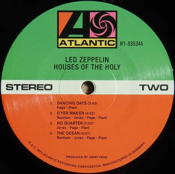 Led Zeppelin – Houses Of The Holy - фото №2