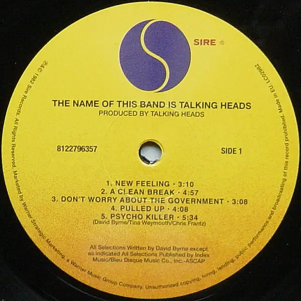 Talking Heads - The Name Of This Band Is Talking Heads - фото №3