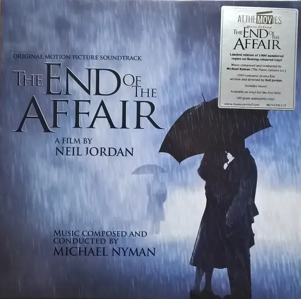 Michael Nyman – The End Of The Affair (Original Motion Picture Soundtrack) (Limited Edition, Numbered, Reissue, Orange Marbled Vinyl)