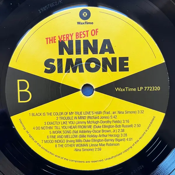 Nina Simone – The Very Best Of Nina Simone (LP, Compilation, Limited Edition, Stereo) - фото №4