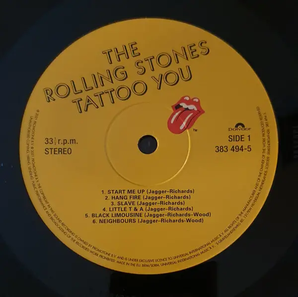 Rolling Stones - Tattoo You - фото №4