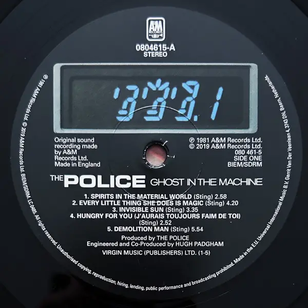 Police - Ghost In The Machine - фото №3