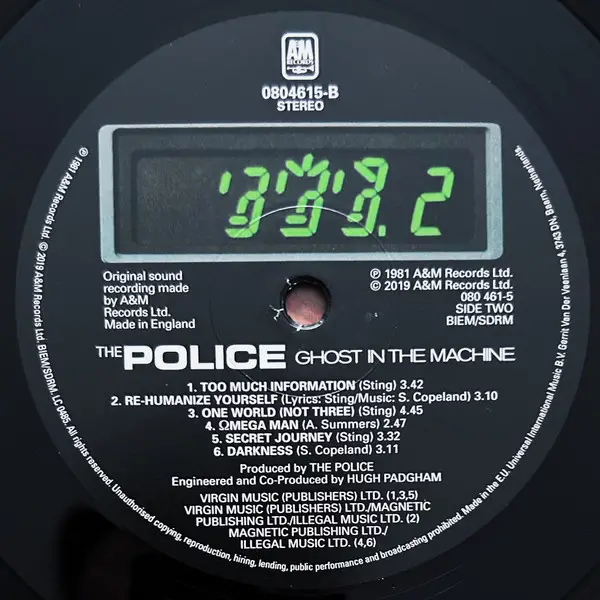 Police - Ghost In The Machine - фото №4