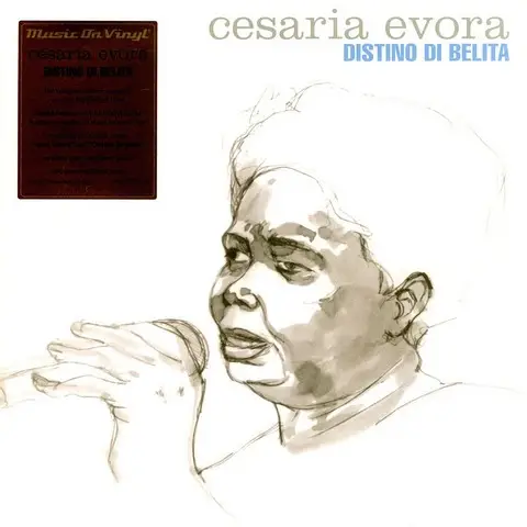 Cesaria Evora – Distino Di Belita (LP, Album, Limited Edition, Numbered, Reissue, Blue Vinyl) - фото №1