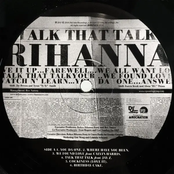 Rihanna – Talk That Talk (180 gram, Gatefold) (Vinyl) - фото №3