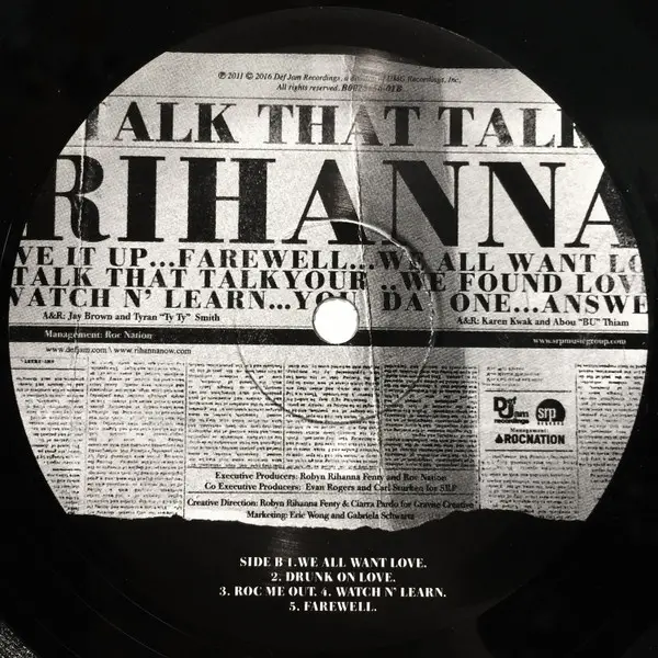 Rihanna – Talk That Talk (180 gram, Gatefold) (Vinyl) - фото №4